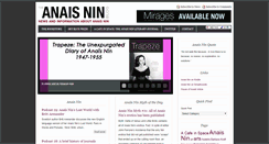 Desktop Screenshot of anaisninblog.skybluepress.com